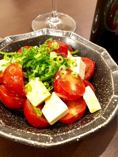 トマトとクリームチーズのオリーブ醤油和え-レシピのメイン写真