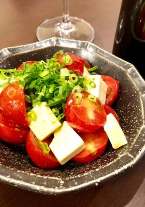 トマトとクリームチーズのオリーブ醤油和え-レシピのメイン写真