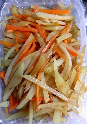 じゃがいも細切り炒め中華風の章-レシピのメイン写真