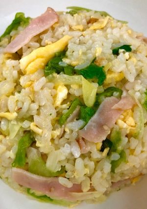 サッポロ一番塩ラーメンでチャーハン-レシピのメイン写真