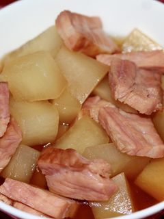 角切り大根とベーコンの煮物-レシピのメイン写真