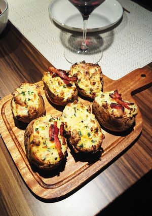 ジャガイモ、ベーコンを使用二度焼きポテト-レシピのメイン写真