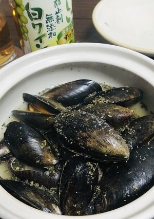 ムール貝の白ワイン蒸し-レシピのメイン写真