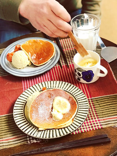 洗い物少なめ、ふんわりパンケーキ-レシピのメイン写真