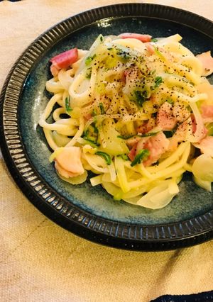 ☆ねぎ塩やきうどん-レシピのメイン写真