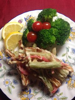 サクサク若ごぼう竹輪生姜の揚げ物-レシピのメイン写真
