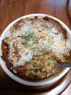 手抜きだけど豪華!焼きカレー納豆ドリア-レシピのメイン写真