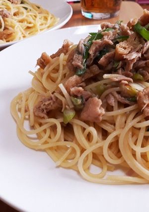 ツナときざみあげの☆和風パスタ-レシピのメイン写真