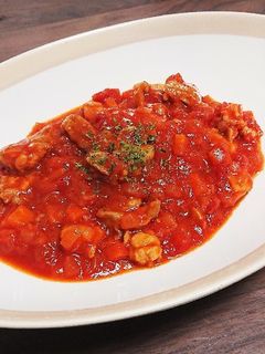鶏もも肉のトマト煮込み-レシピのメイン写真