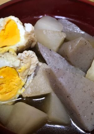 ほっこり大根コンニャク宝煮-レシピのメイン写真