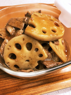 れんこんの辛子煮-レシピのメイン写真