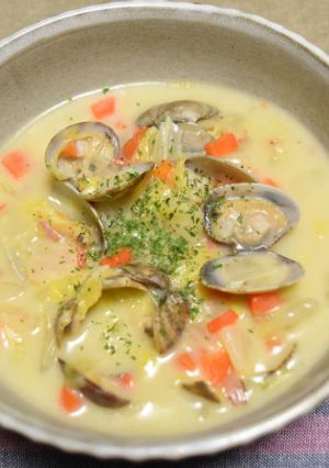 白菜のクラムチャウダー-レシピのメイン写真
