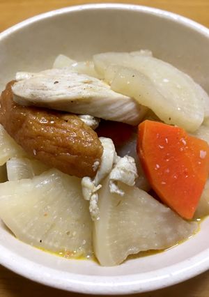 塩麹を使った鶏ムネと大根の煮物-レシピのメイン写真