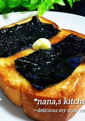 ハマる旨さ！＊味海苔バタートースト♥️-レシピのメイン写真