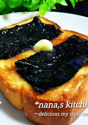 ハマる旨さ！＊味海苔バタートースト♥️-レシピのメイン写真