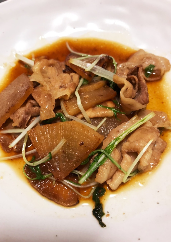 豚バラと大根と水菜のオイスター炒め-レシピのメイン写真