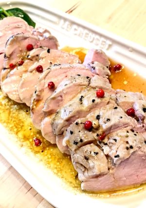 低温調理器で簡単！豚ヒレ肉のコンフィ-レシピのメイン写真