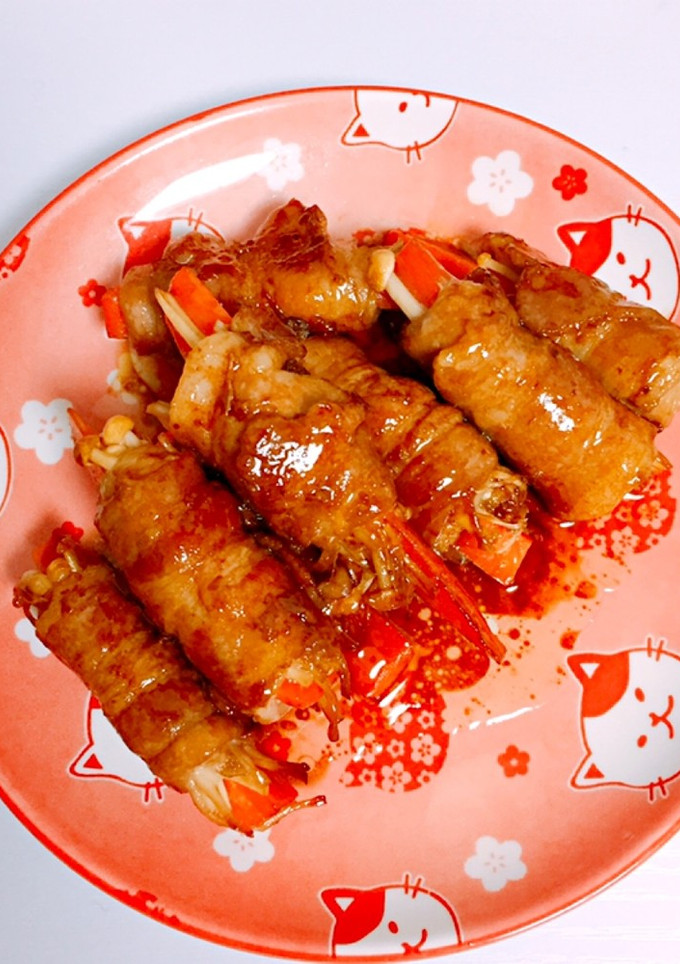 人参とえのきの肉巻き-レシピのメイン写真