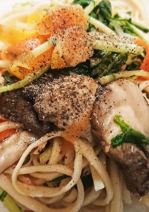 讃岐うどんでパスタ-レシピのメイン写真