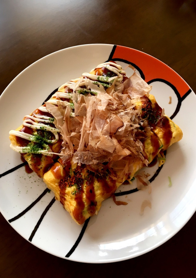 お好み焼き風玉子焼き☆-レシピのメイン写真