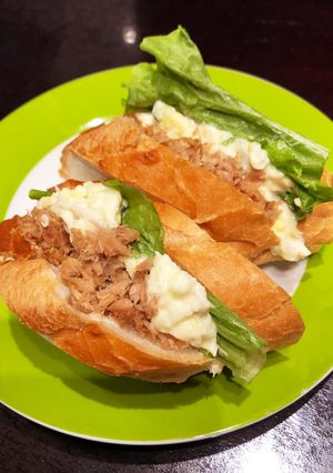 あまったポテトサラダでツナぽてサンド-レシピのメイン写真