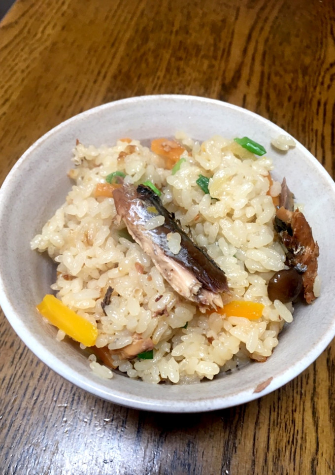 さんまの蒲焼缶の炊き込みご飯-レシピのメイン写真