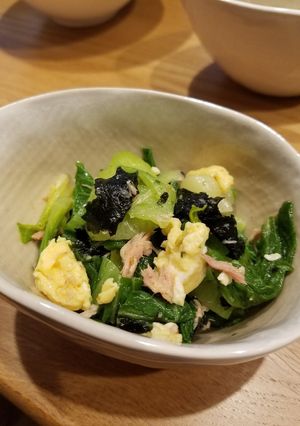 子供も好き☆チンゲン菜の和え物♪-レシピのメイン写真