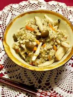 しいたけ粉の炊き込みご飯-レシピのメイン写真