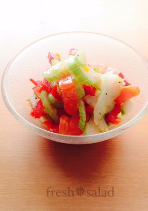 セロリとパプリカのピクルス-レシピのメイン写真