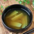 ブロッコリー茎のお味噌汁