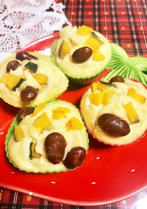 幼児のおやつお野菜蒸しパン-レシピのメイン写真