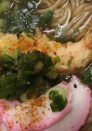 我が家の味かけそばつゆ（愛媛県中予地方）-レシピのメイン写真
