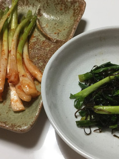 わけぎのキムチ&塩昆布和え-レシピのメイン写真