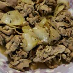 รูปของ 豚肉と玉ねぎの味噌炒め