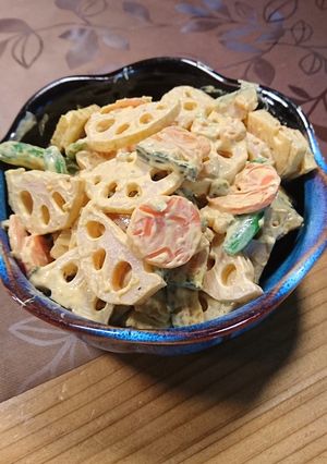 レンコンサラダ-レシピのメイン写真