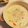 野菜とベーコンの簡単チャウダー
