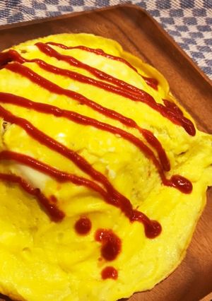どーんとデカい、家族サイズオムライス-レシピのメイン写真