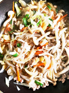 野菜マロニーピリ辛とろとろ炒め煮-レシピのメイン写真