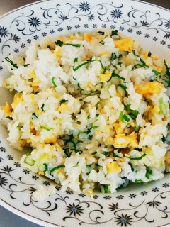 包丁なしでOK!我が家のネギ炒飯-レシピのメイン写真
