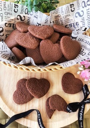 ♡maronの型抜きココアクッキー♡-レシピのメイン写真