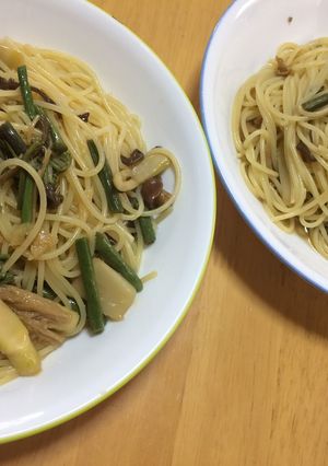 山菜パスタ-レシピのメイン写真