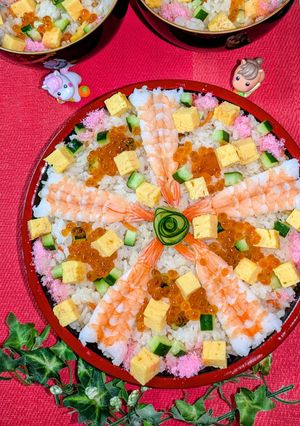 お祝いの日に簡単ちらし寿司-レシピのメイン写真