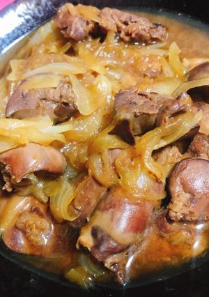 鶏レバーの甘辛煮-レシピのメイン写真