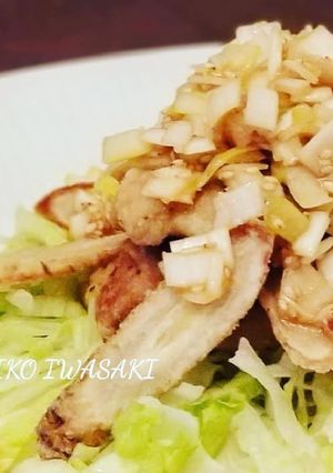 綺麗になれちゃう『鶏＆ごぼうのネギだれ』-レシピのメイン写真