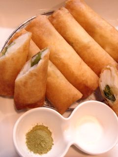 長いもと三つ葉の春巻き-レシピのメイン写真