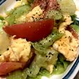 トマトとレタスの簡単ふんわり卵炒め