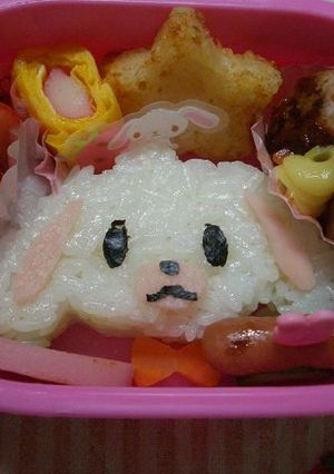 キャラ弁・シュガーバニー弁当（小）-レシピのメイン写真