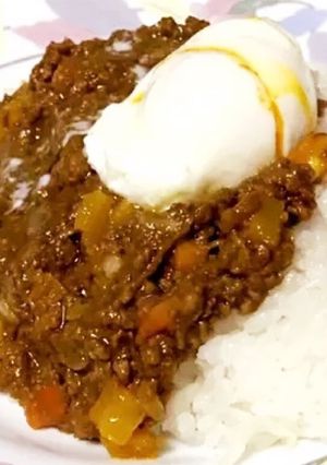 【レンジで簡単】キーマカレー【作り置き】-レシピのメイン写真