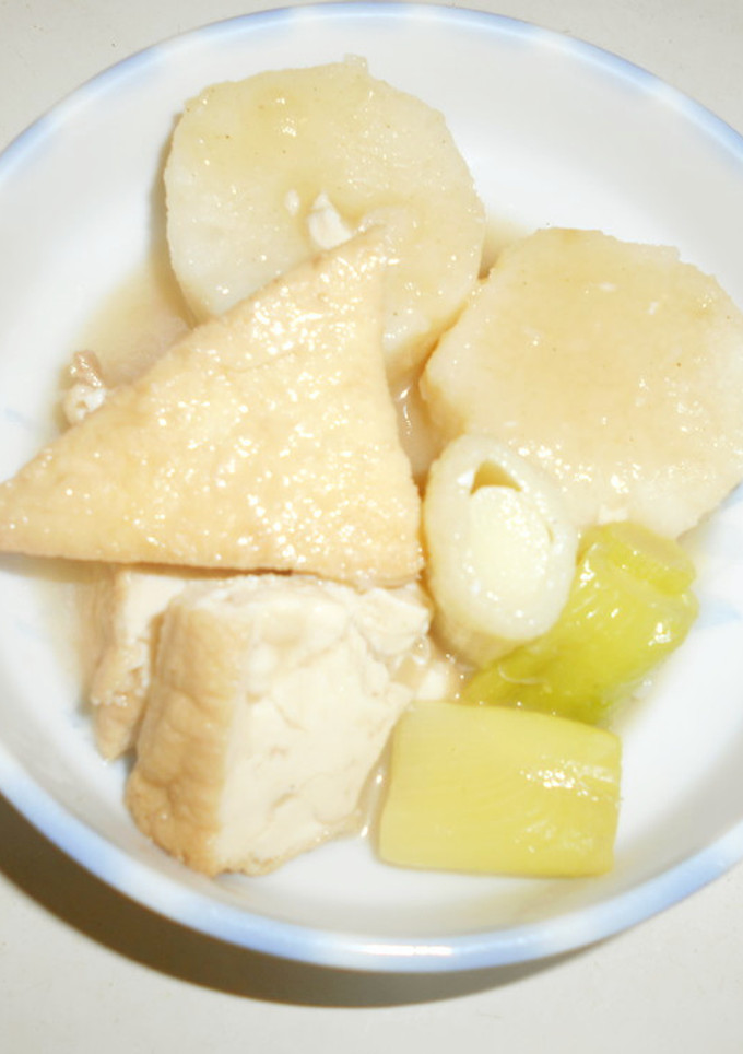 長芋と厚揚げの煮物-レシピのメイン写真