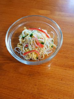 かに蒲鉾入り春雨サラダ-レシピのメイン写真